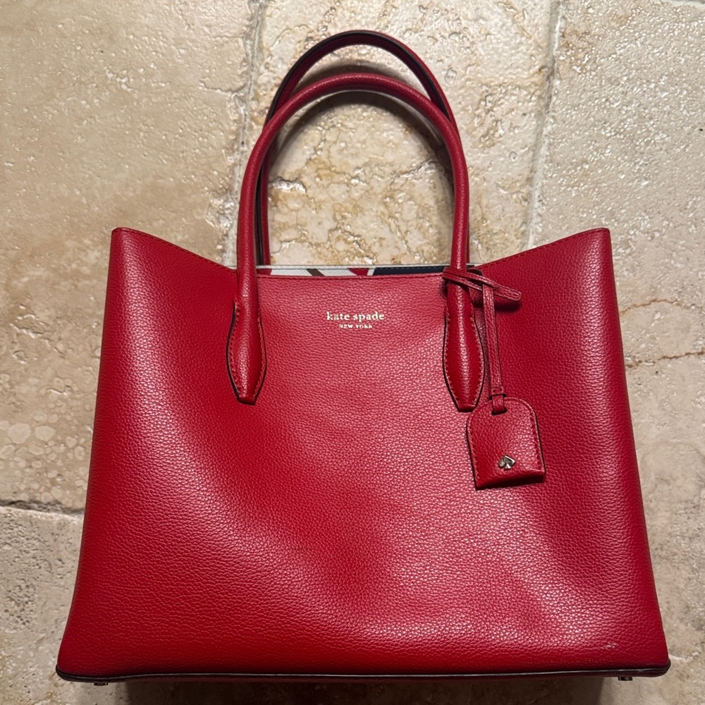 Kate Spade Cherry Red Tote Bag